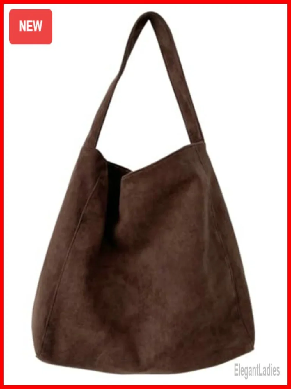 Corduroy Suede Hobo Bag Crossbody Shoulder Purse Tote Top-handle Satchel